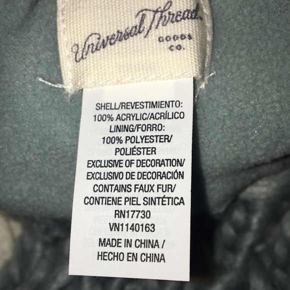 EUC - Chunky Knit Hat & Scarf Set (Teal) OS - Picture 4 of 4